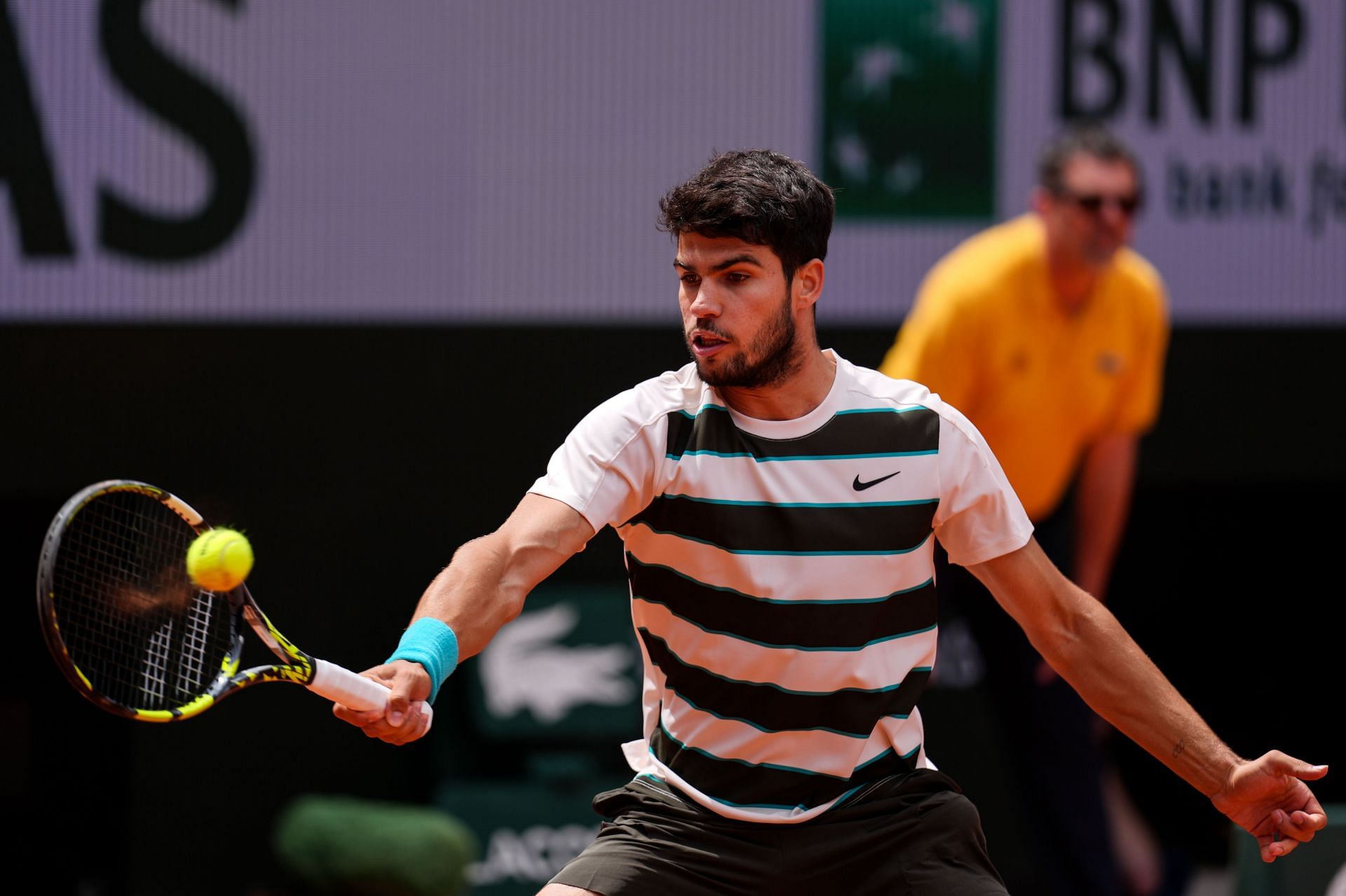Carlos Alcaraz at the French Open 2025. (Photo: Getty)